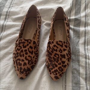 JustFab Leopard Print Women's Loafers